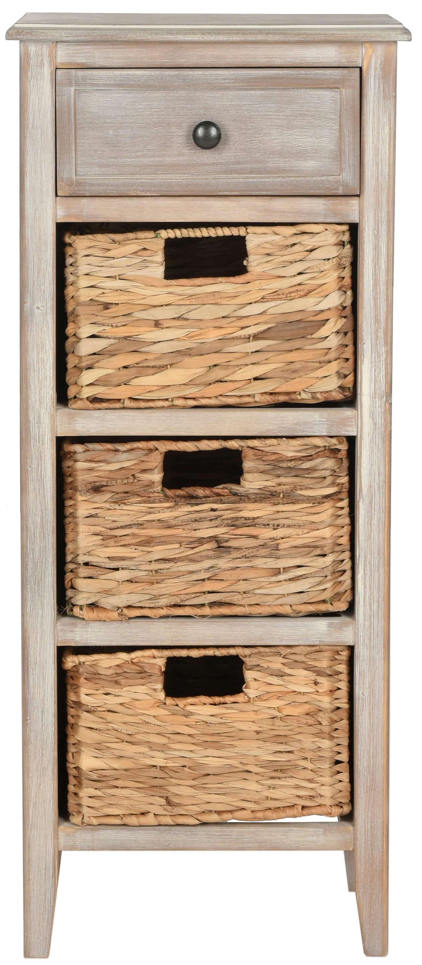 NORENE - Meubles de rangement Bois de pin en Blanc, 30 X 40 X 90 cm