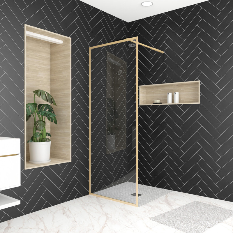 Paroi de douche Golden Edge 80 x 200 cm AURLANE