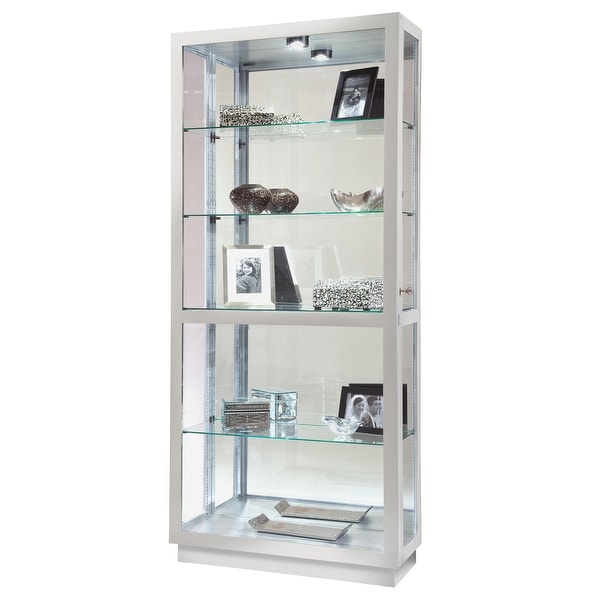 Howard Miller Jayden II Wood Lighted 5-shelf Curio Cabinet