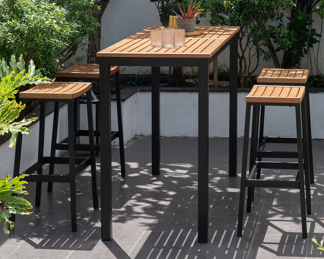 Lynx 5 Piece Timber Bar Setting