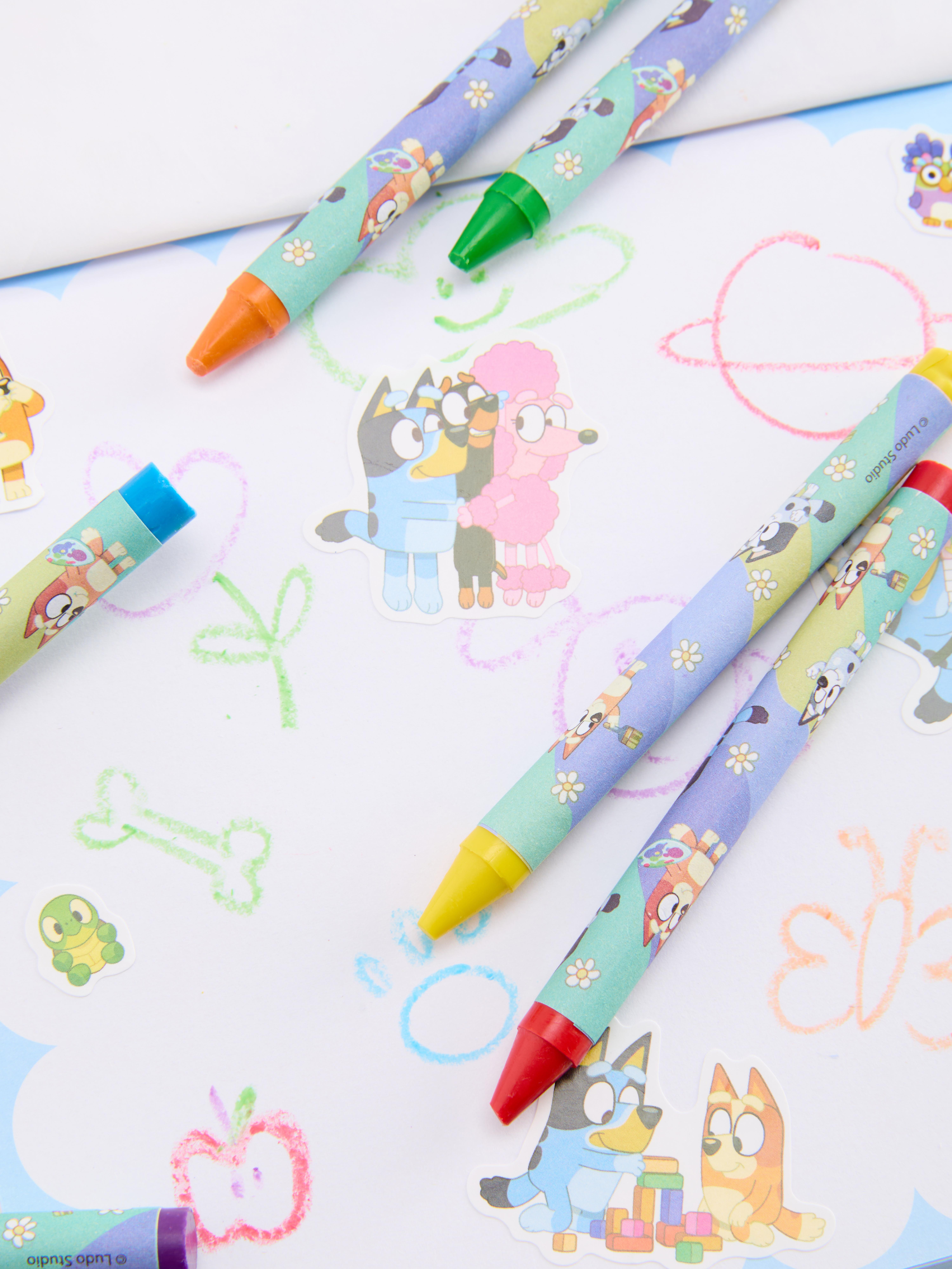 Bluey Carry Along Coloring Set