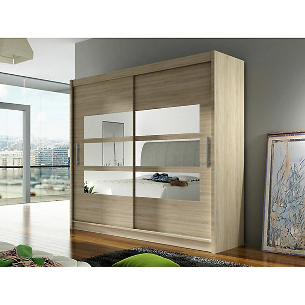 Armoire Closico Pallor III, Nombre d'étagères: 5, 215x180x58cm
