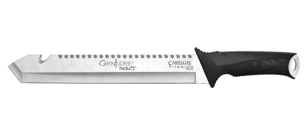 Camillus Carnivore Titanium Bonded Inject Machete/Knife