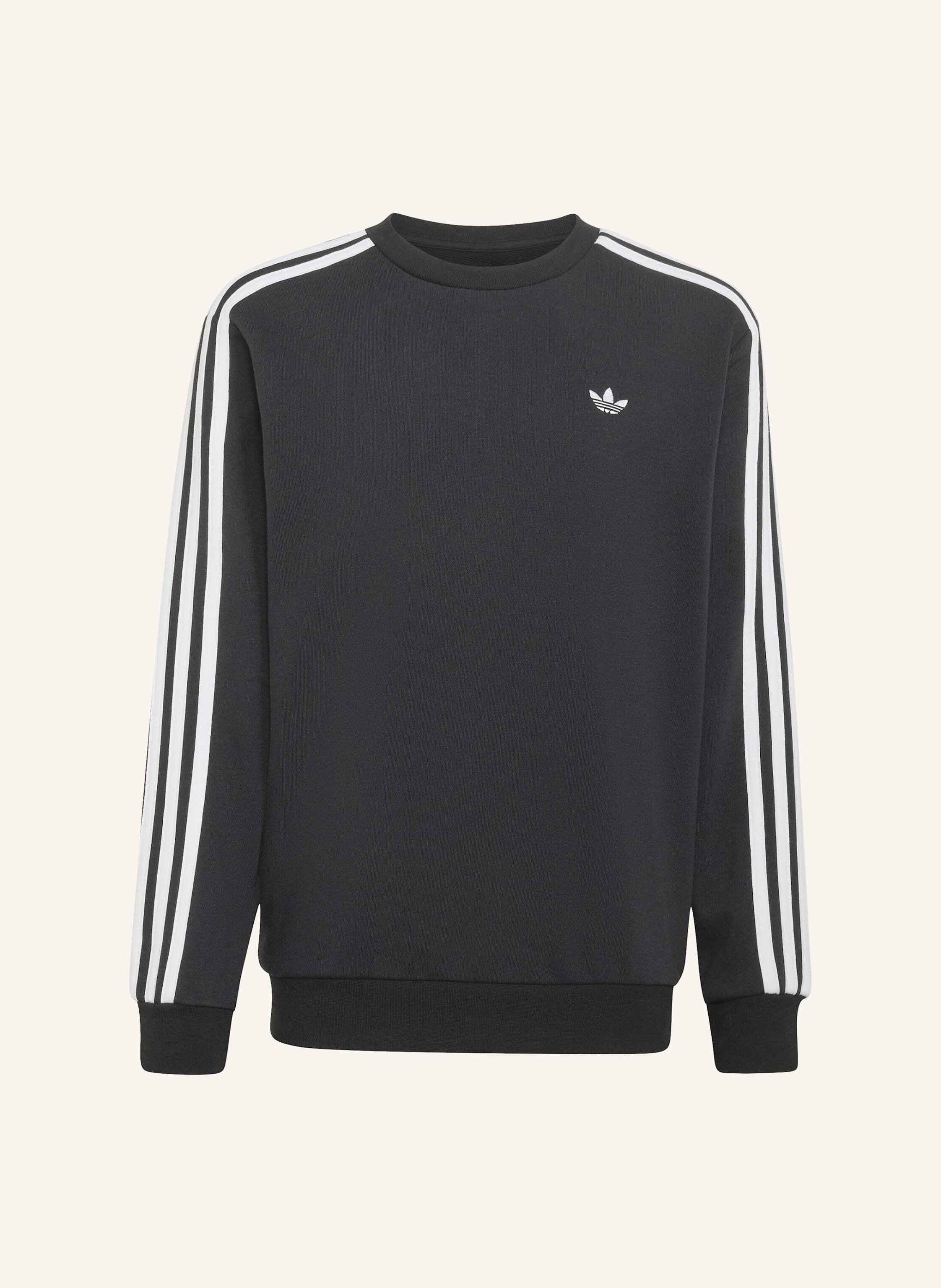adidas Originals LOCKERES 3-STREIFEN RUNDHALS-SWEATSHIRT