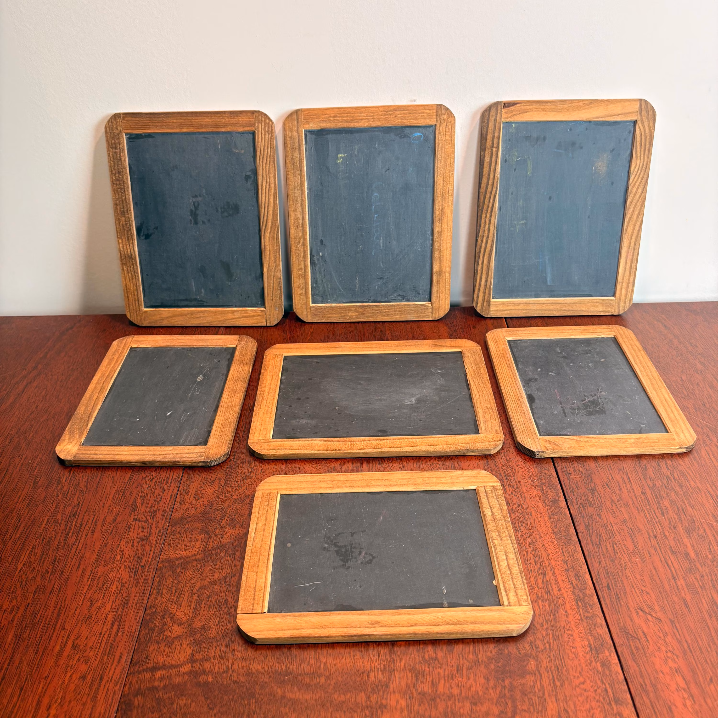Vintage Chalk Boards - Set of seven!