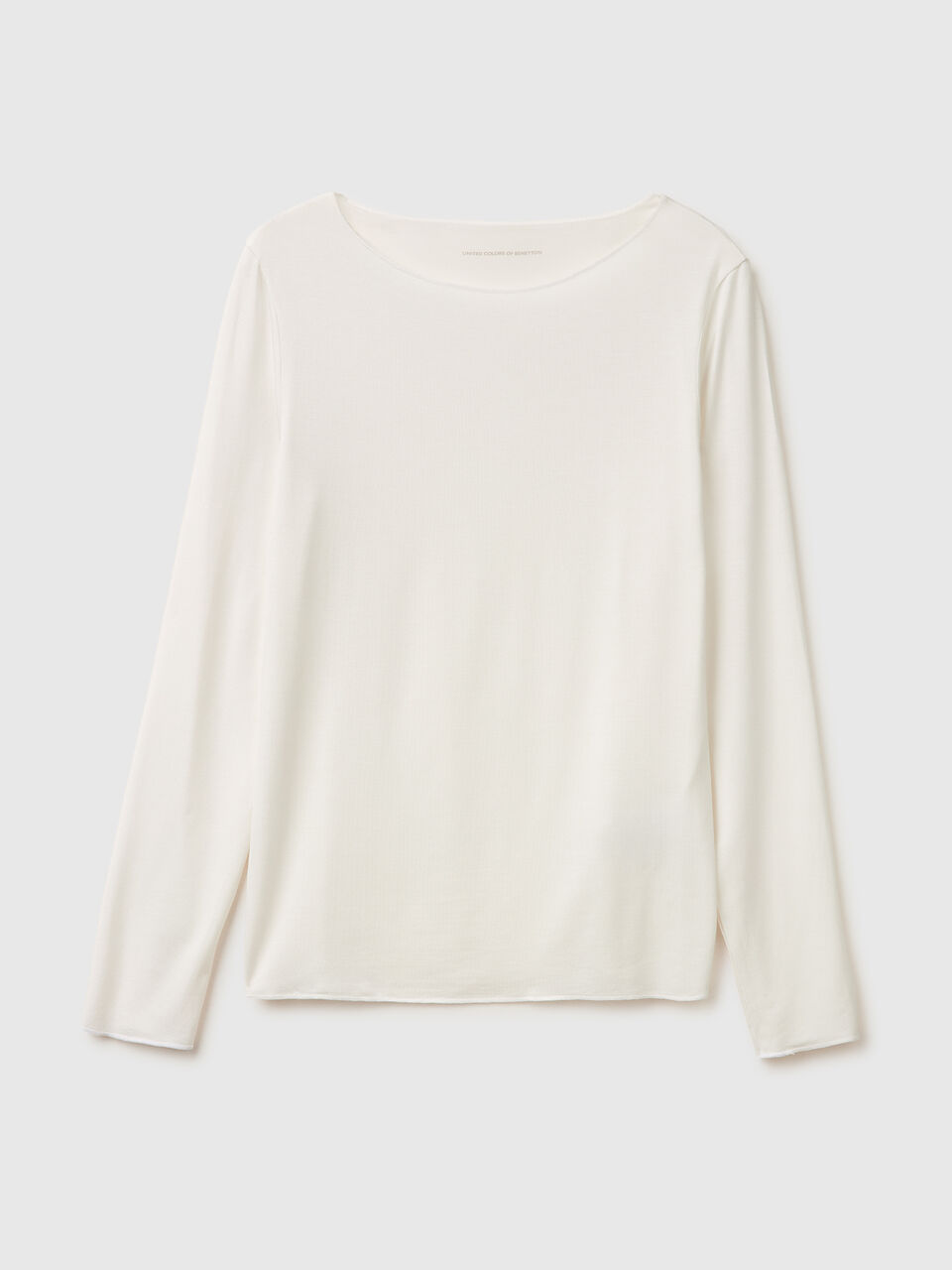 Silk blend undershirt sweater