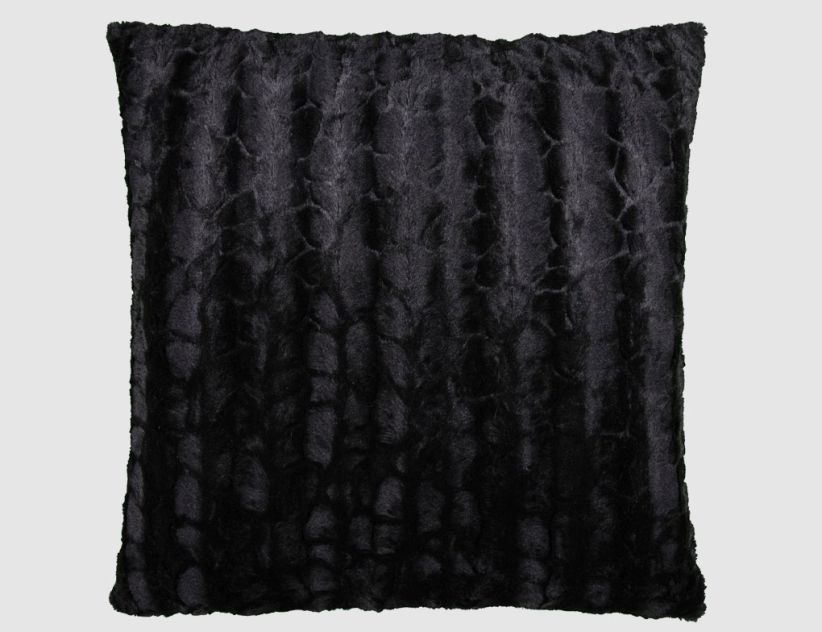 Bodenkissen Fury Schwarz 60x60cm