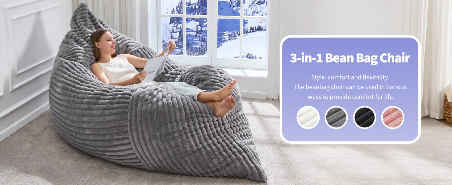 3 in1 bean bag chair