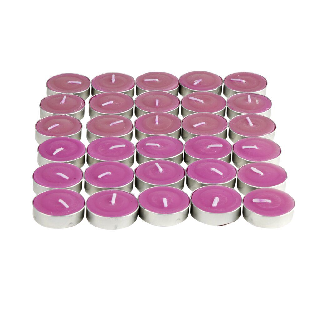 Bougie chauffe-plat parfumée x30 rose senteur provence 3H