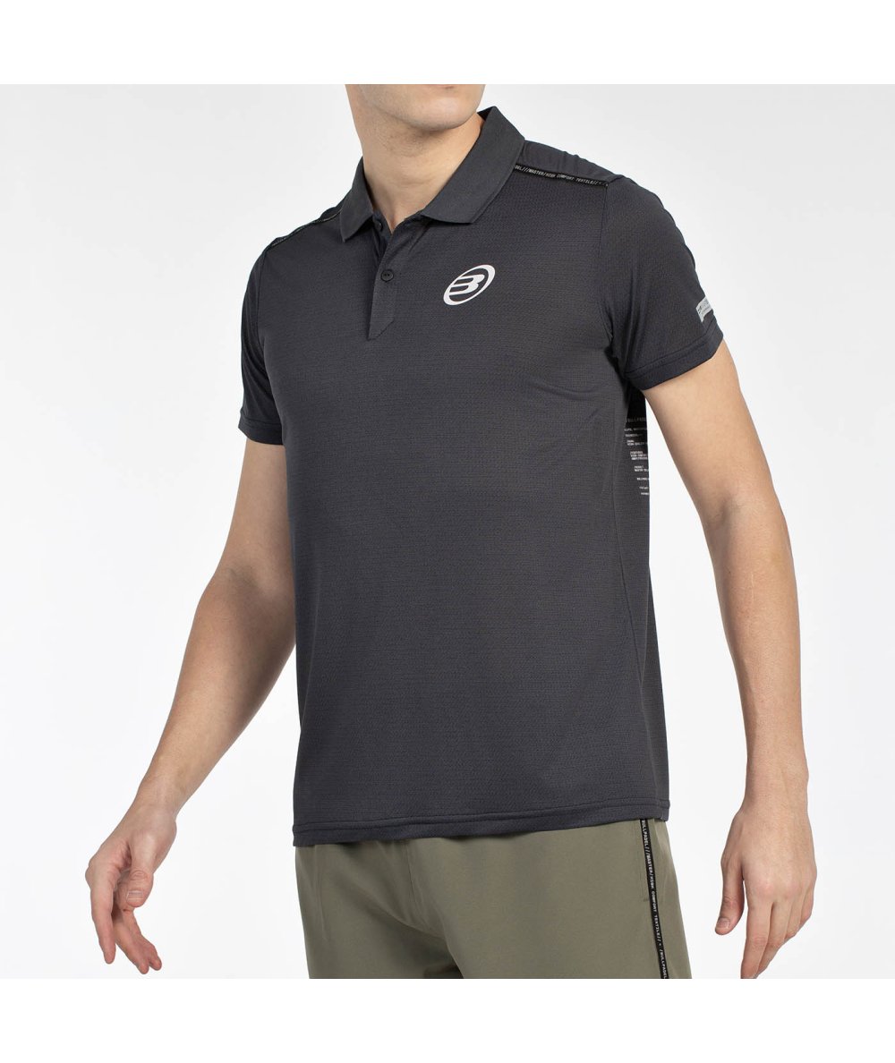 POLO BULLPADEL MIRAC NEGRO