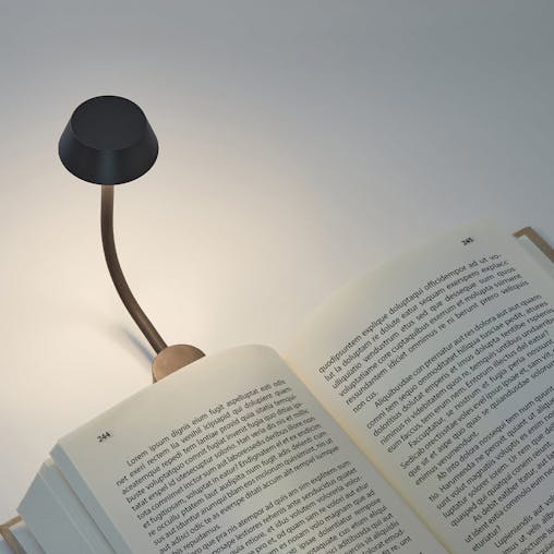 Lexon Mimi Flexible LED Lamp - Gunmetal