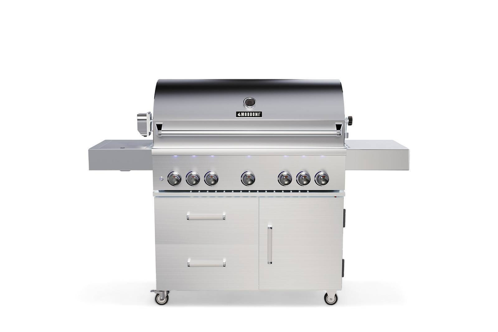 Grill ogrodowy gazowy PRO 5-palnikowy VESUVIUS178,6x60 Marroni Grills