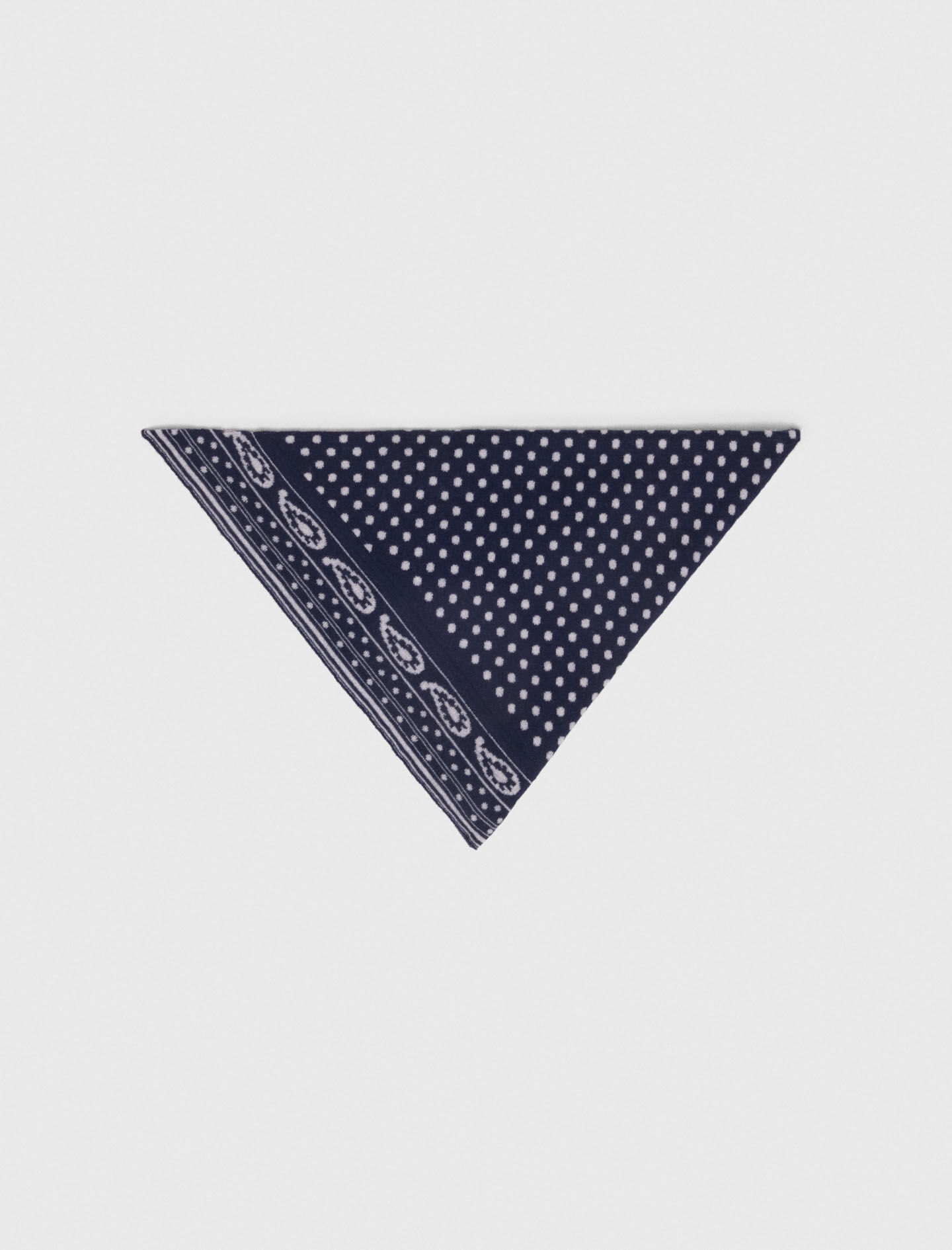 Echarpe triangle réversible