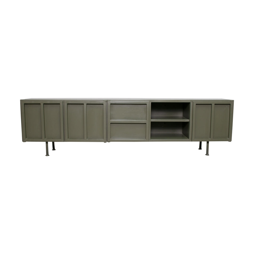 New Routz Calgary Tv-meubel B 200 cm - Olijfgroen