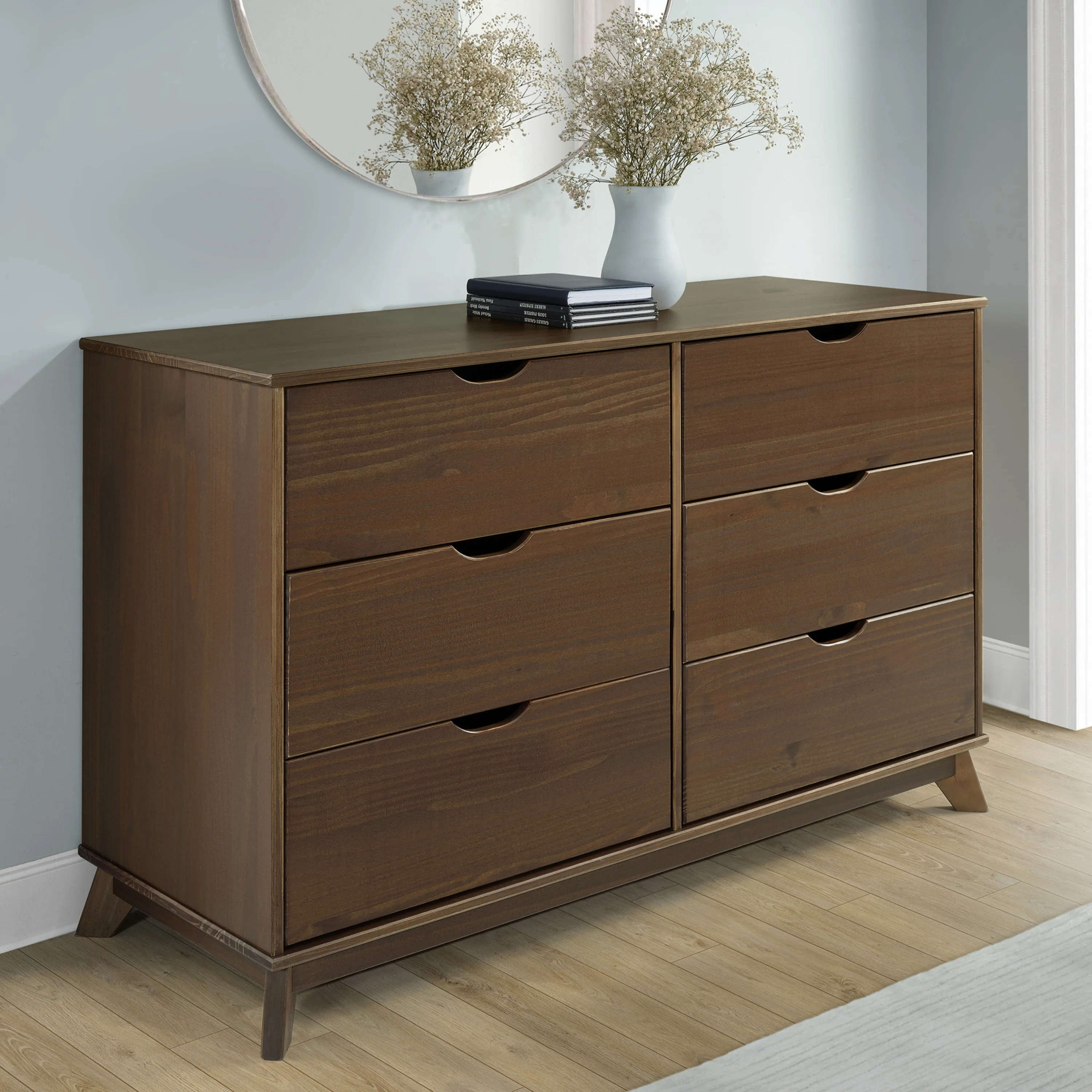 Purcell Wood 6 Drawer Dresser