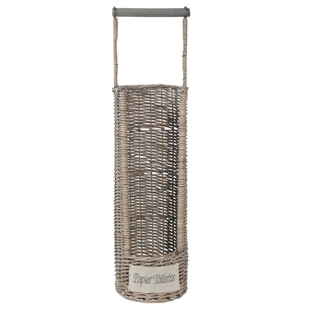 - Panier à papier toilette + dérouleur H 47 cm