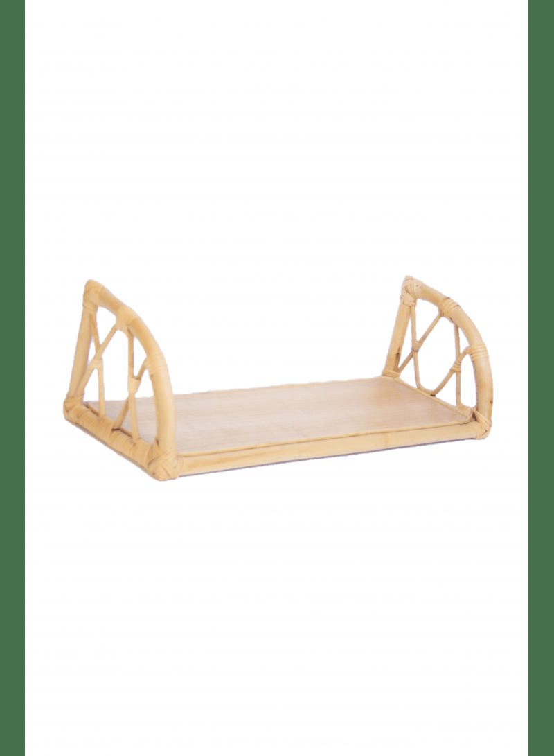 JAHE - Étagère murale en rotin naturel