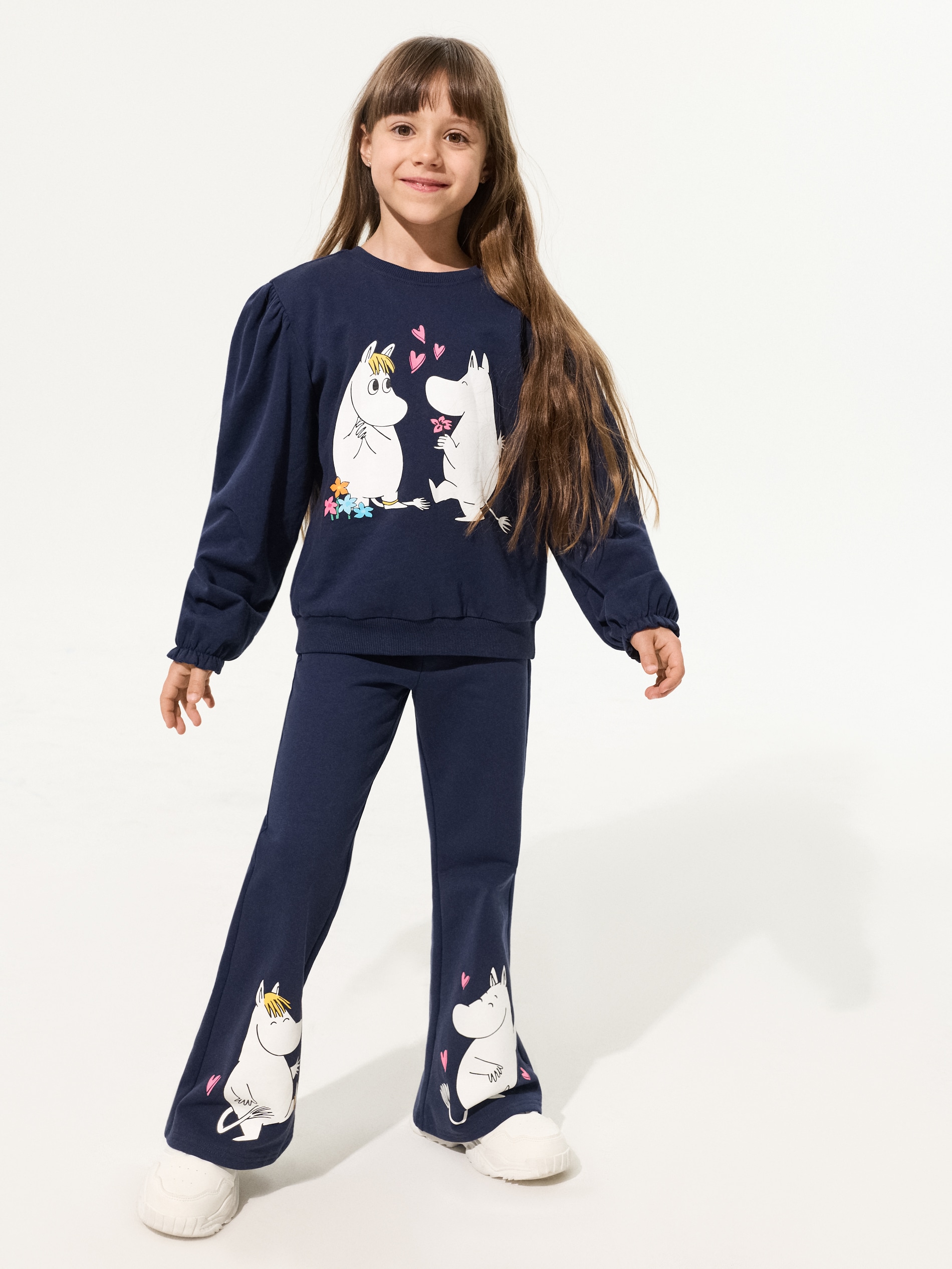 Bluza crewneck z nadrukiem Moomin