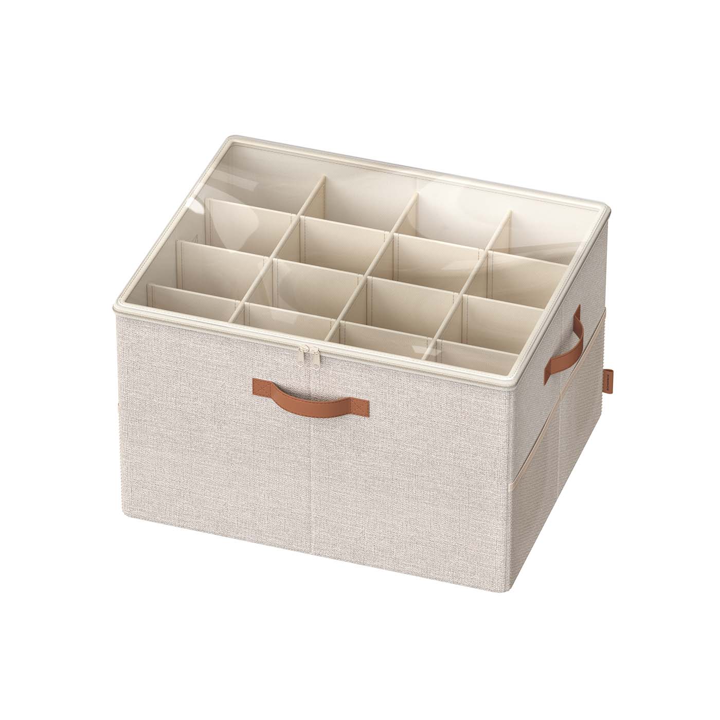 Organiseur de chaussures avec couvercle transparent