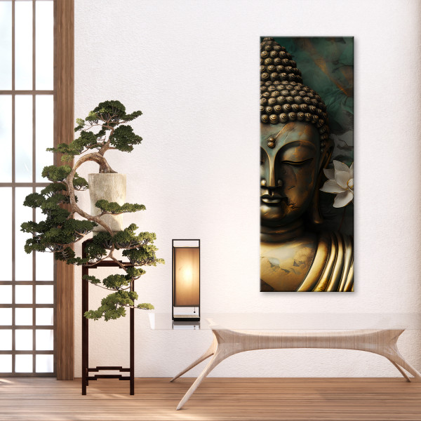 Feeby Obraz na płótnie, Budda Abstrakcja Zen 30x90