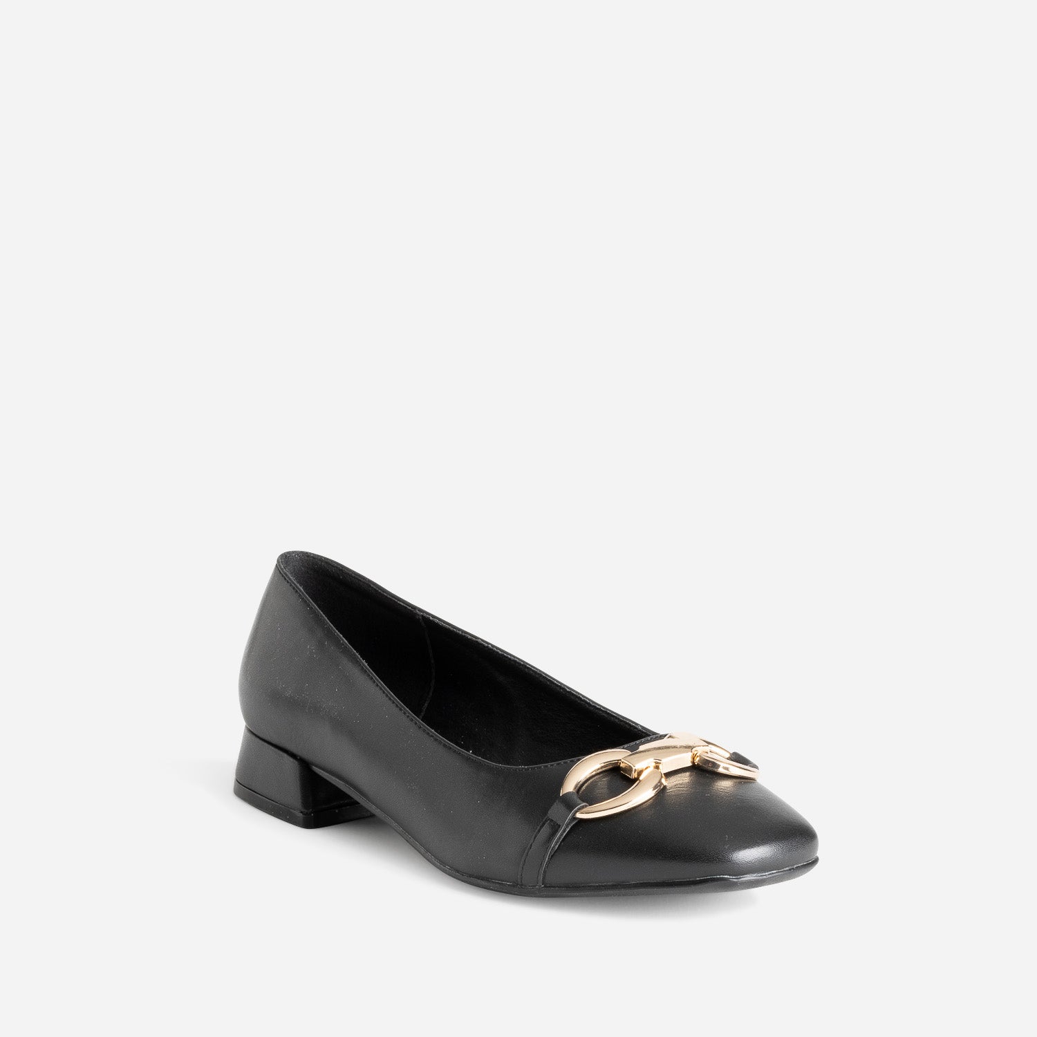 Ballerine à talon noire