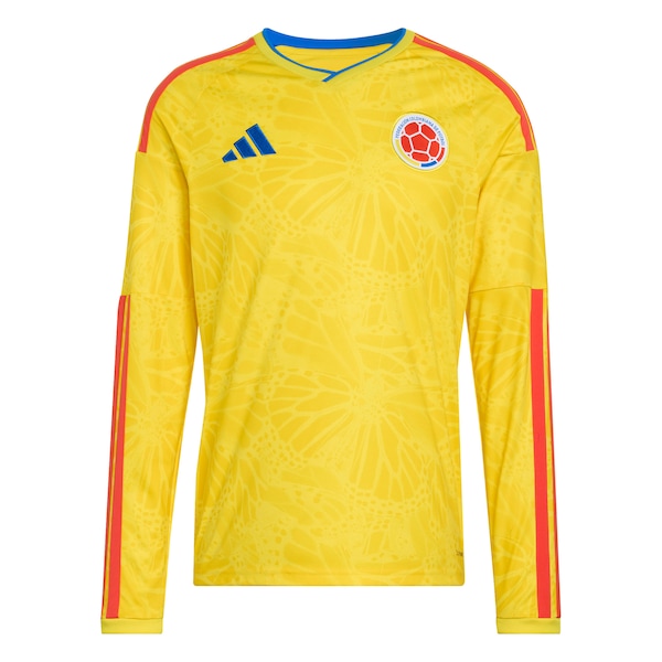 Colombia National Team adidas FIFA x World Cup 2026 Home Replica Long Sleeve Jersey - Yellow