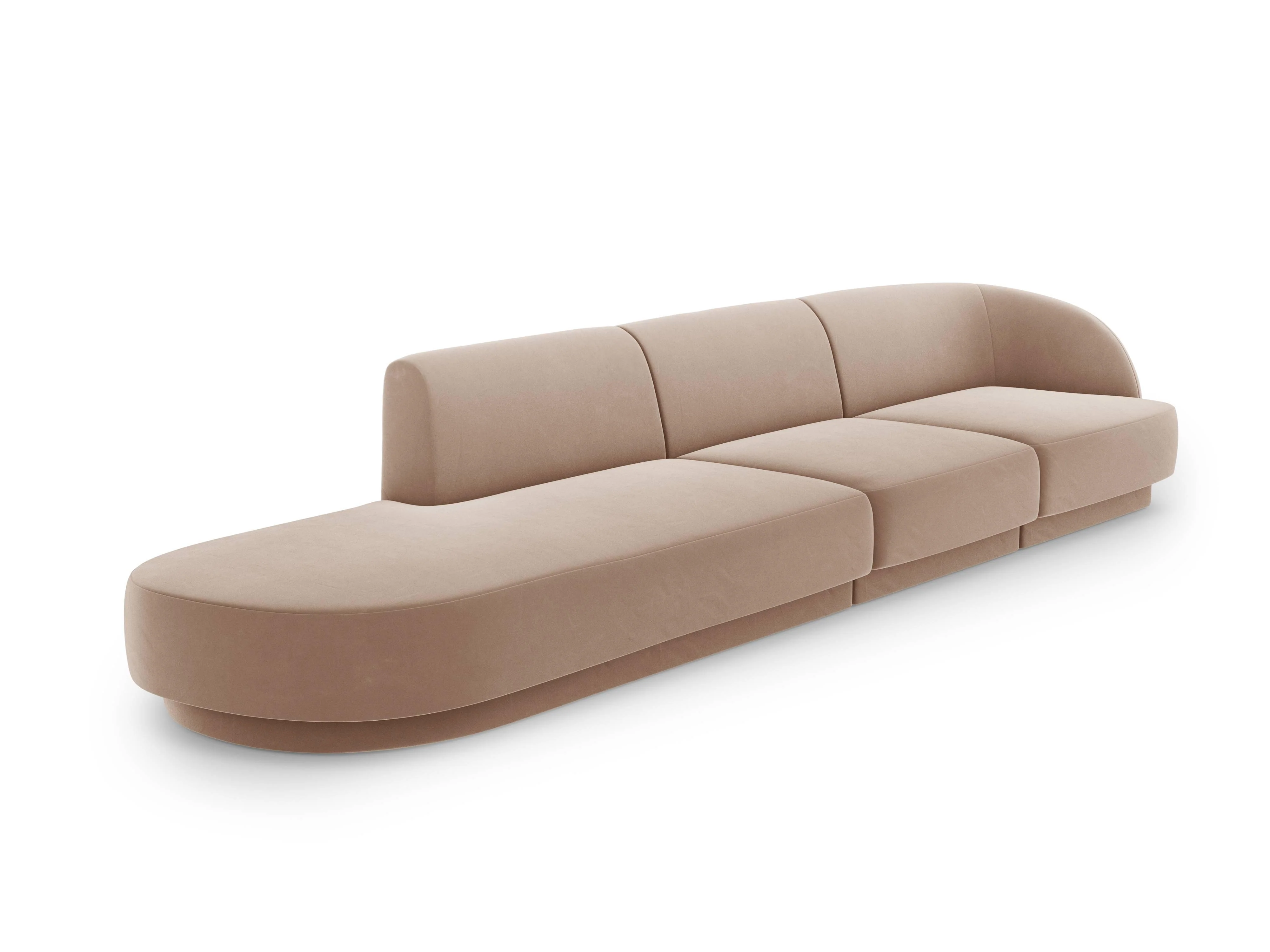 4-zitsbank Miley links velvet