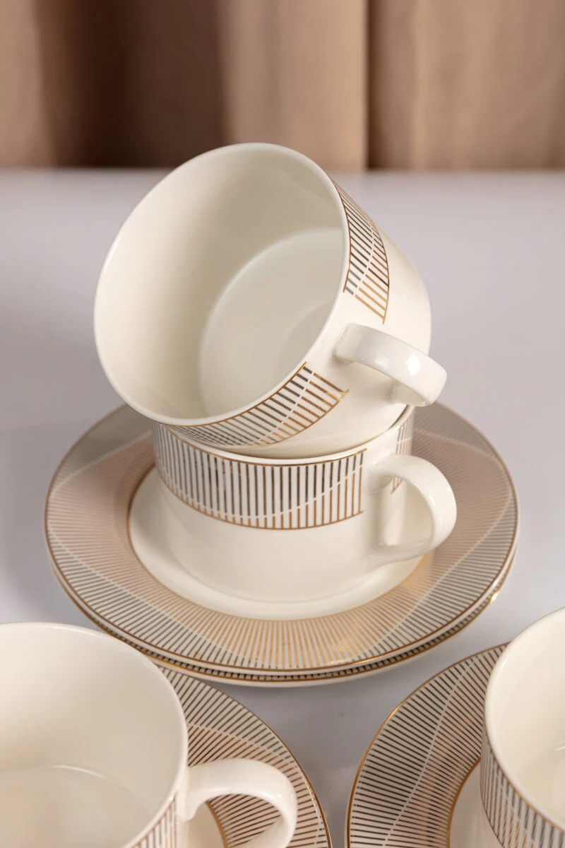 Celine Cups and Saucer Set Of 4