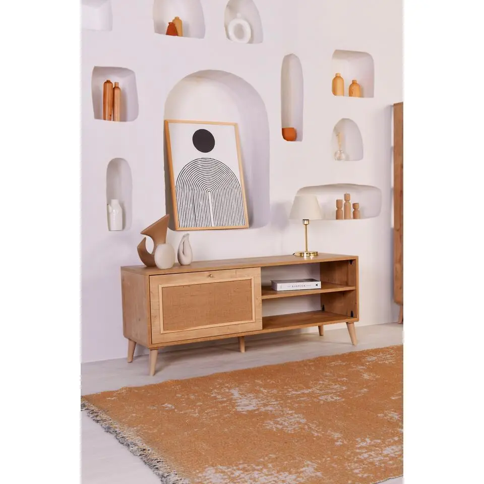 J&uuml;t 140 TV-meubel - 100% MELAMINE - Eiken