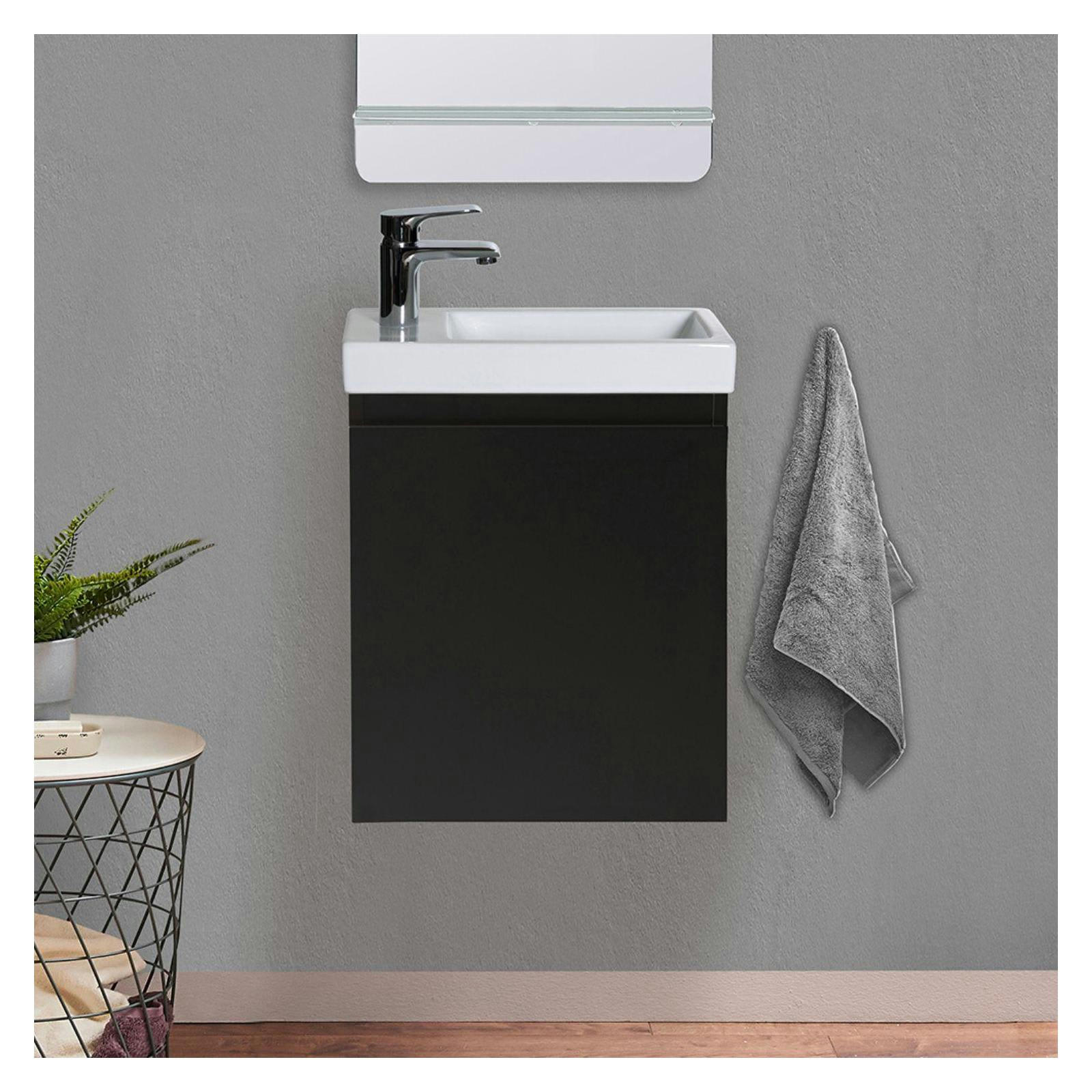 LISA - Meuble lave-mains  Noir