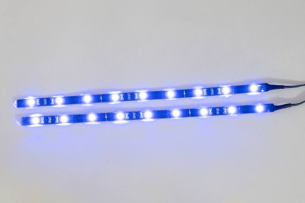 Stallion Max Flex Super Bright LED Strip Light, Blue, 24-in