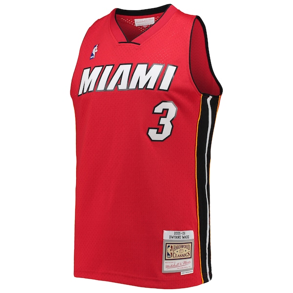 Dwyane Wade Miami Heat Big & Tall Hardwood Classics 2005/06 Swingman Jersey - Red