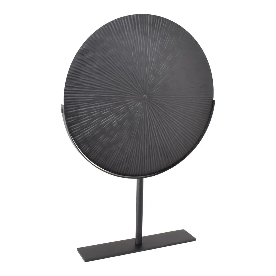 LOFT42 Burst Ornament op voet - Zwart Metaal &Oslash;36cm