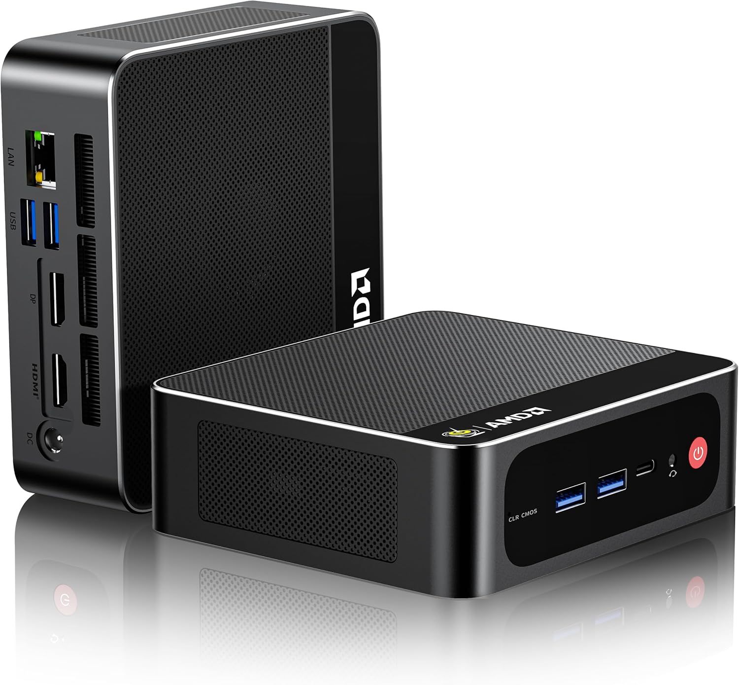 Beelink Mini PC AMD Ryzen 7 6800U Up to 4.7GHz 8C/16T  24GB LPDDR5 RAM 500GB M.2 SSD  SER5 MAX Mini Computer Support 2.5GLAN/4K Triple Screen Display(HDMI+DP+Type-C)/WiFi6/BT5.4/Home/Office