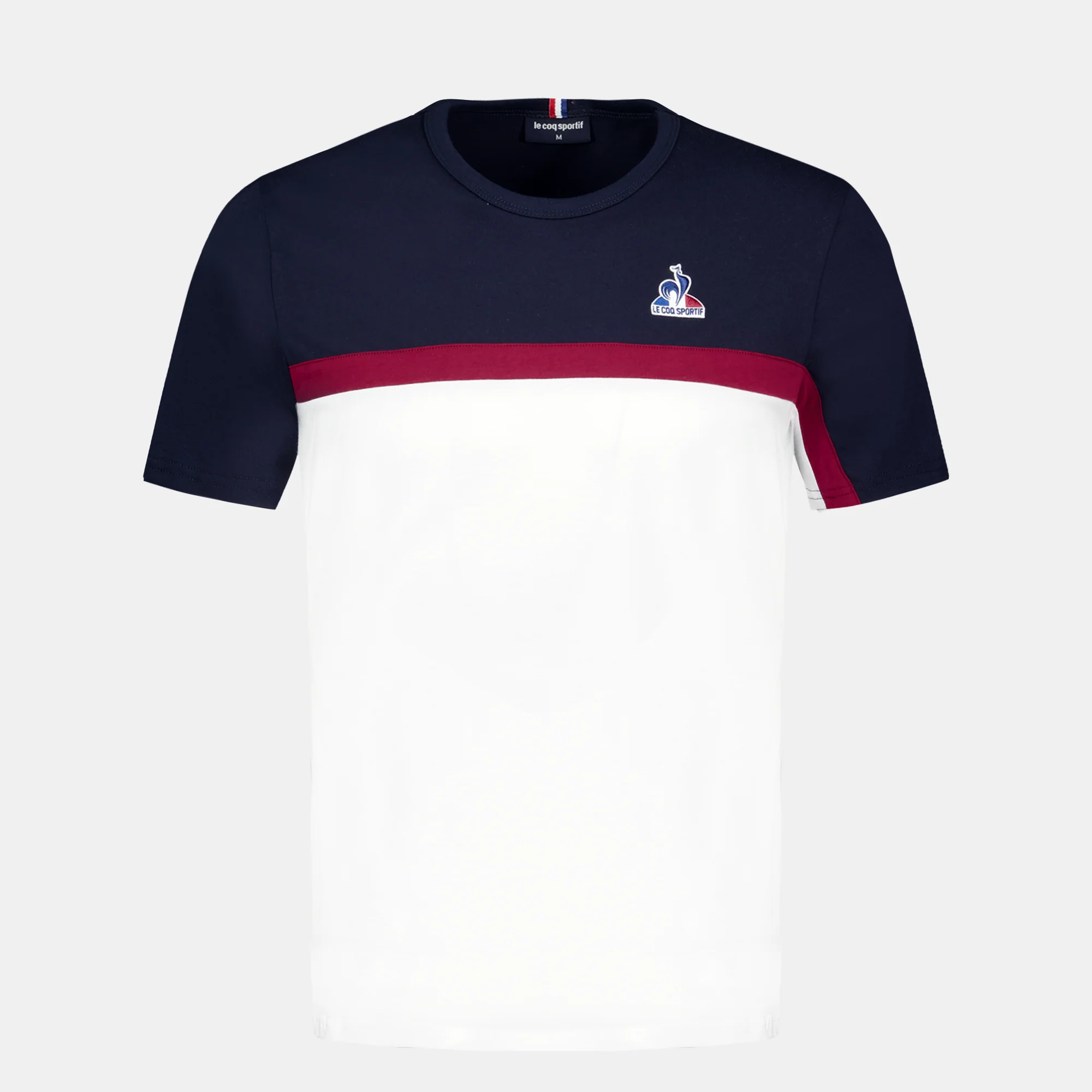 2520812-TRI SP Tee SS N°2 M marshmallow/sky capt | T-shirt Homme