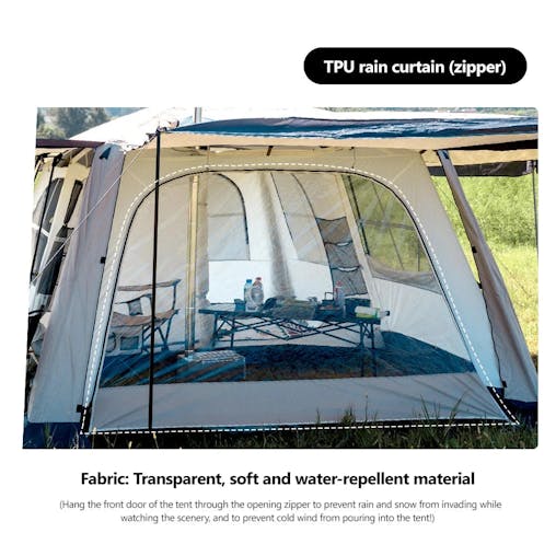 NNEOBA Two-Room Curtain Outdoor Camping Family