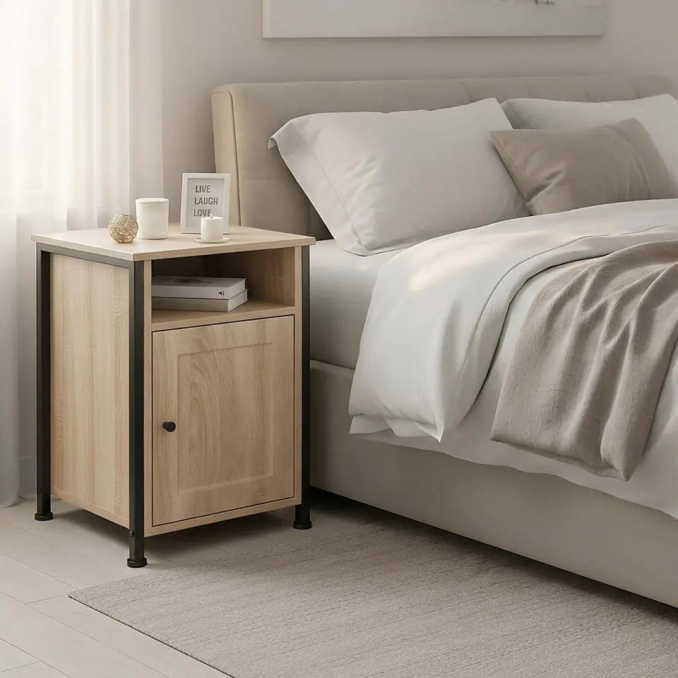 tectake Nachtkastje Blackburn 40x42x60,5cm