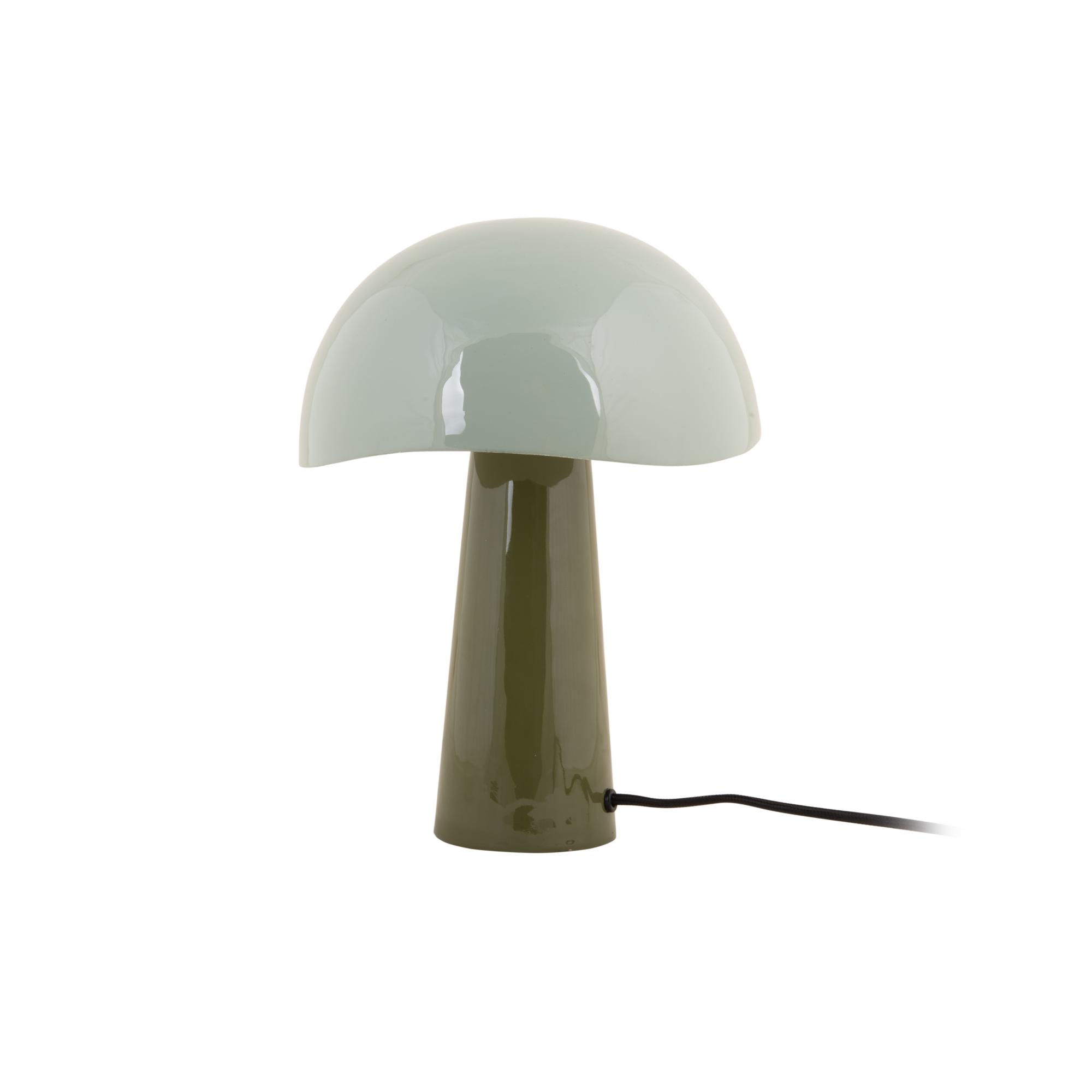 Leitmotiv tafellamp Grato - groen - 25x25x33cm - Paddenstoellamp