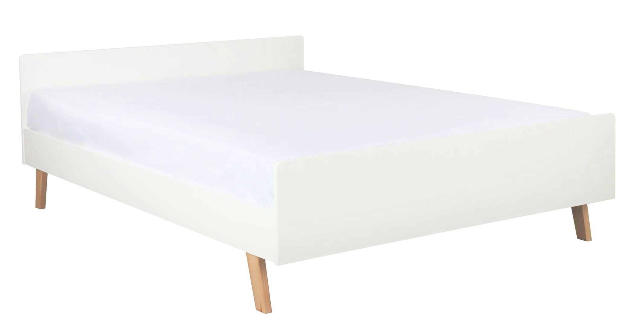 MOON - Lit enfant 140x200 blanc