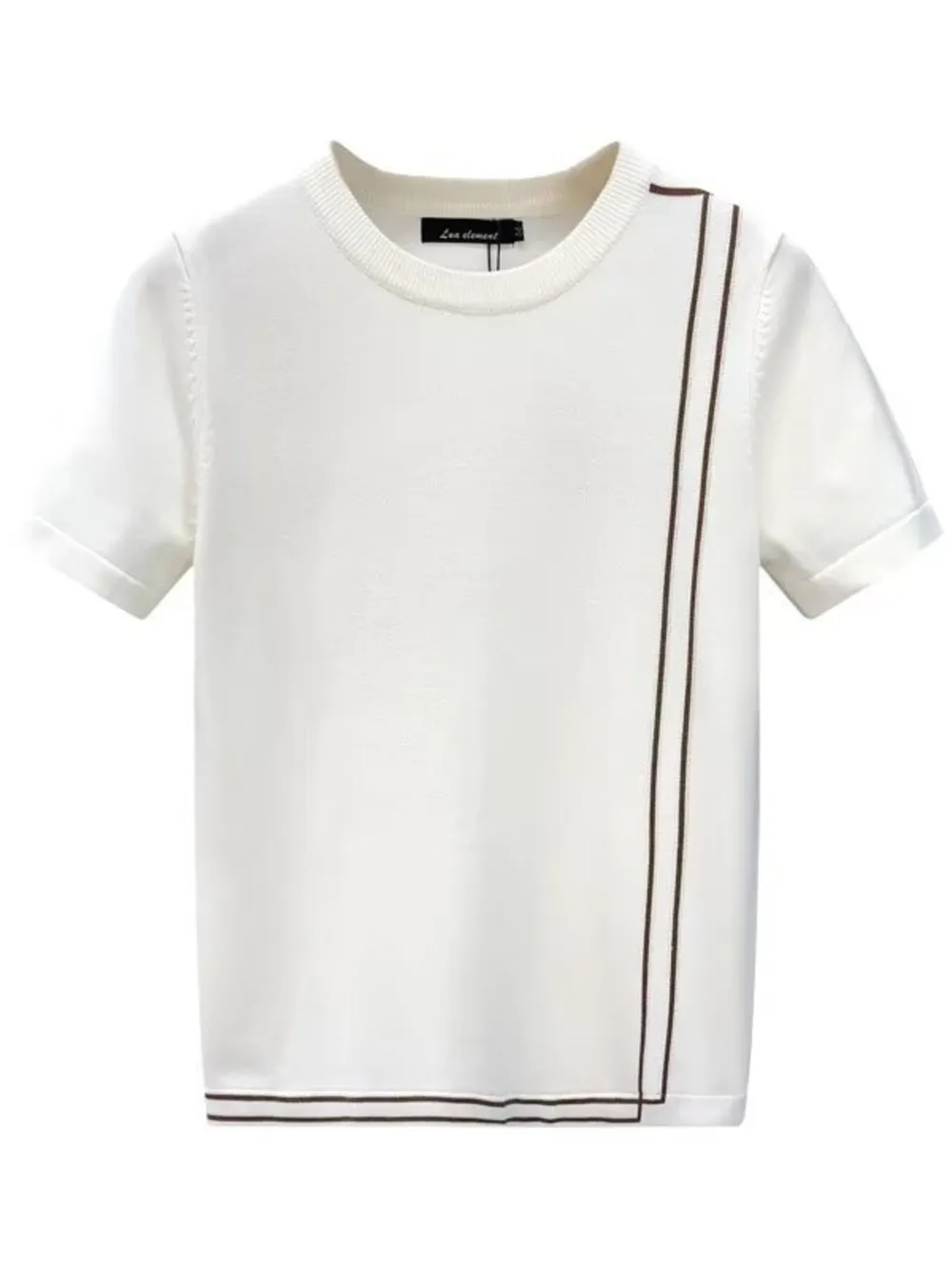 Men's Full Size Round Neck Short Sleeve T-Shirt Plus Size