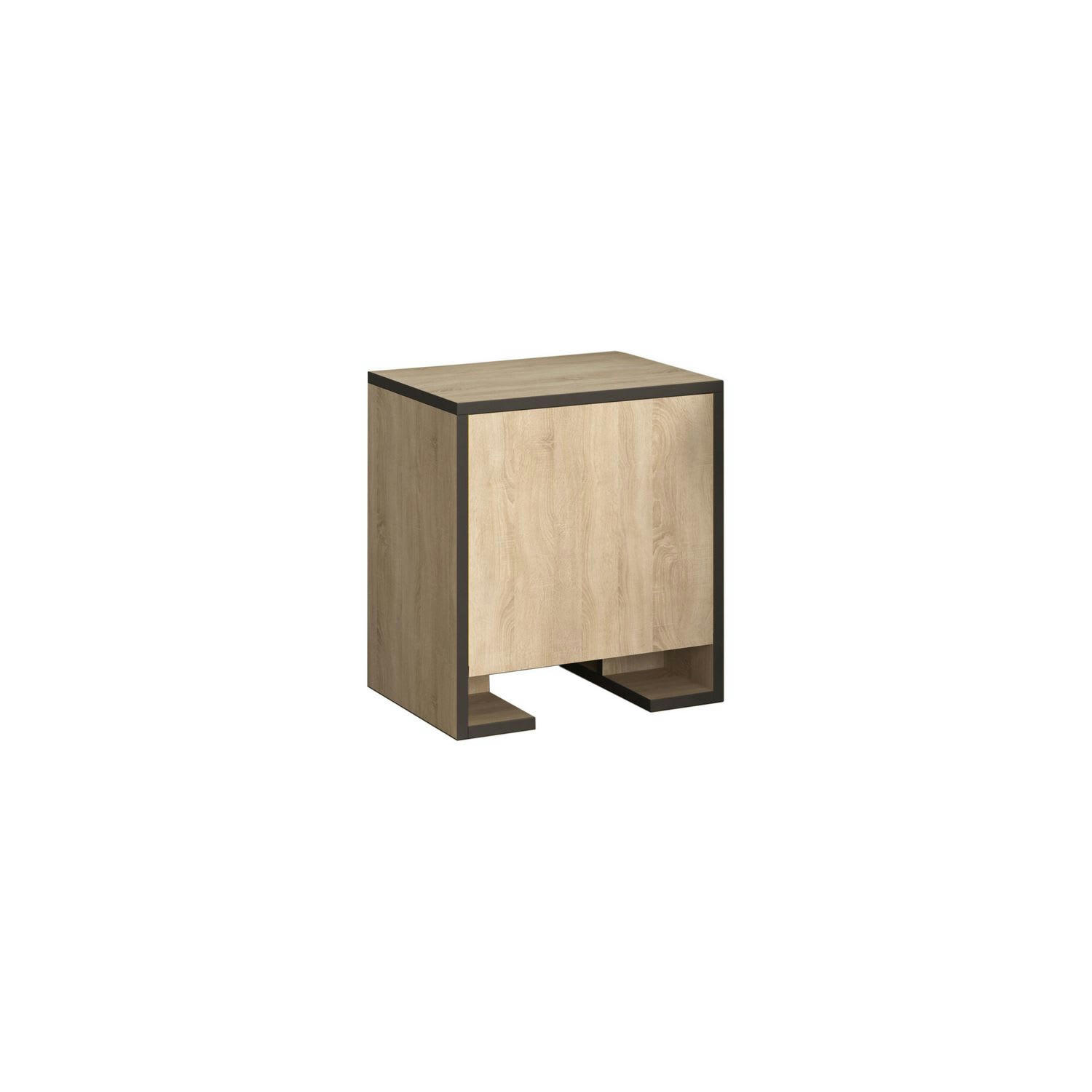 PAYTI - Table de chevet gris