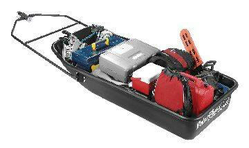 Equinox BG-01956 Polar Plus Toboggan Cargo Sled, Lightweight, 72 L x 30 W x 12-in D
