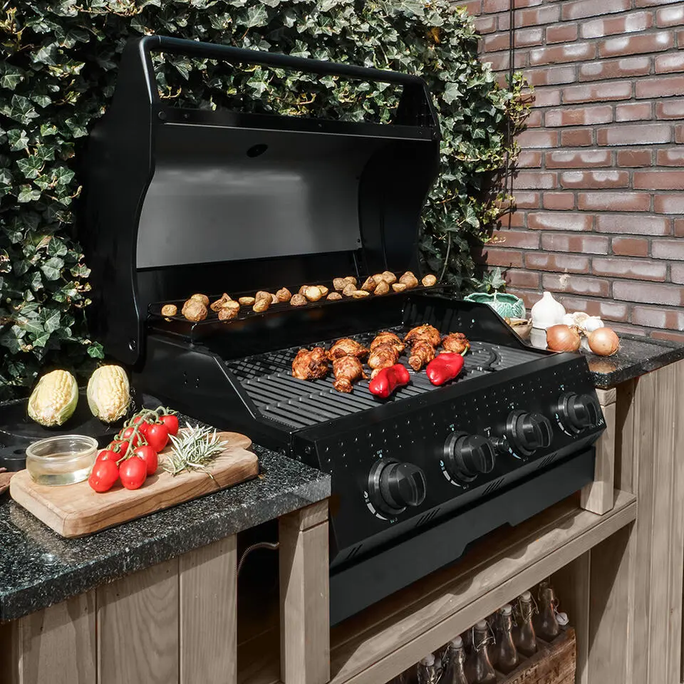 Patton Opus Inbouw Gasbarbecue - 3 Branders Searbrander