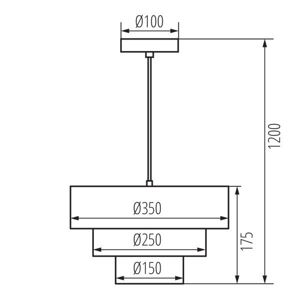 Lampa wisząca LL DARIK E27 PL 66740 LightLogic boho 1szt.