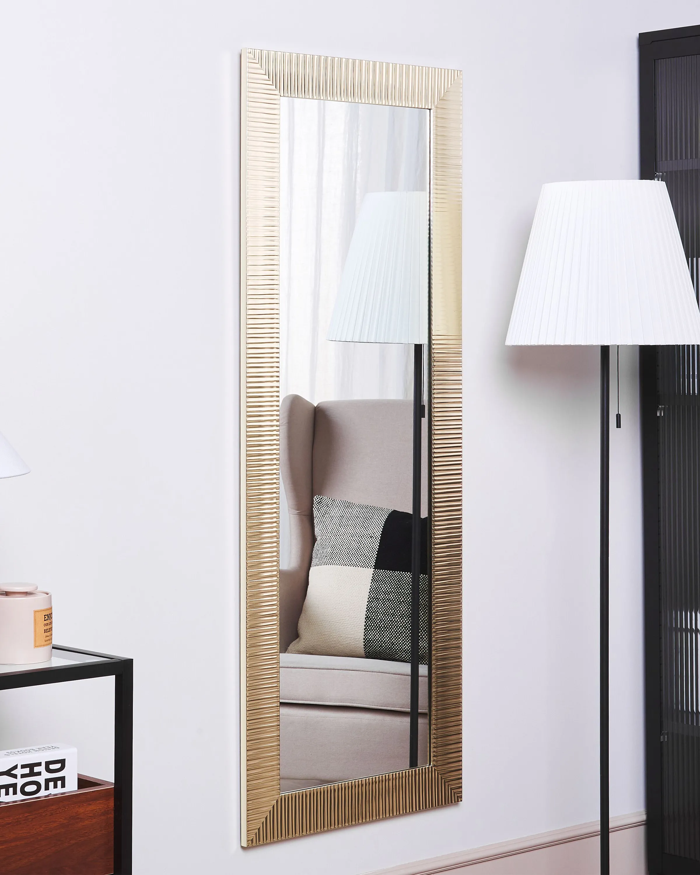 Wall Mirror ANTIBES 50 cm 130 cm Gold