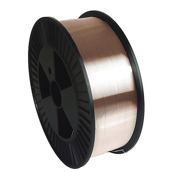 Fil plein acier GYS G3Si1 ER70S-6 diam 0,8 mm - Bobine plastique S300 5 kg 086128