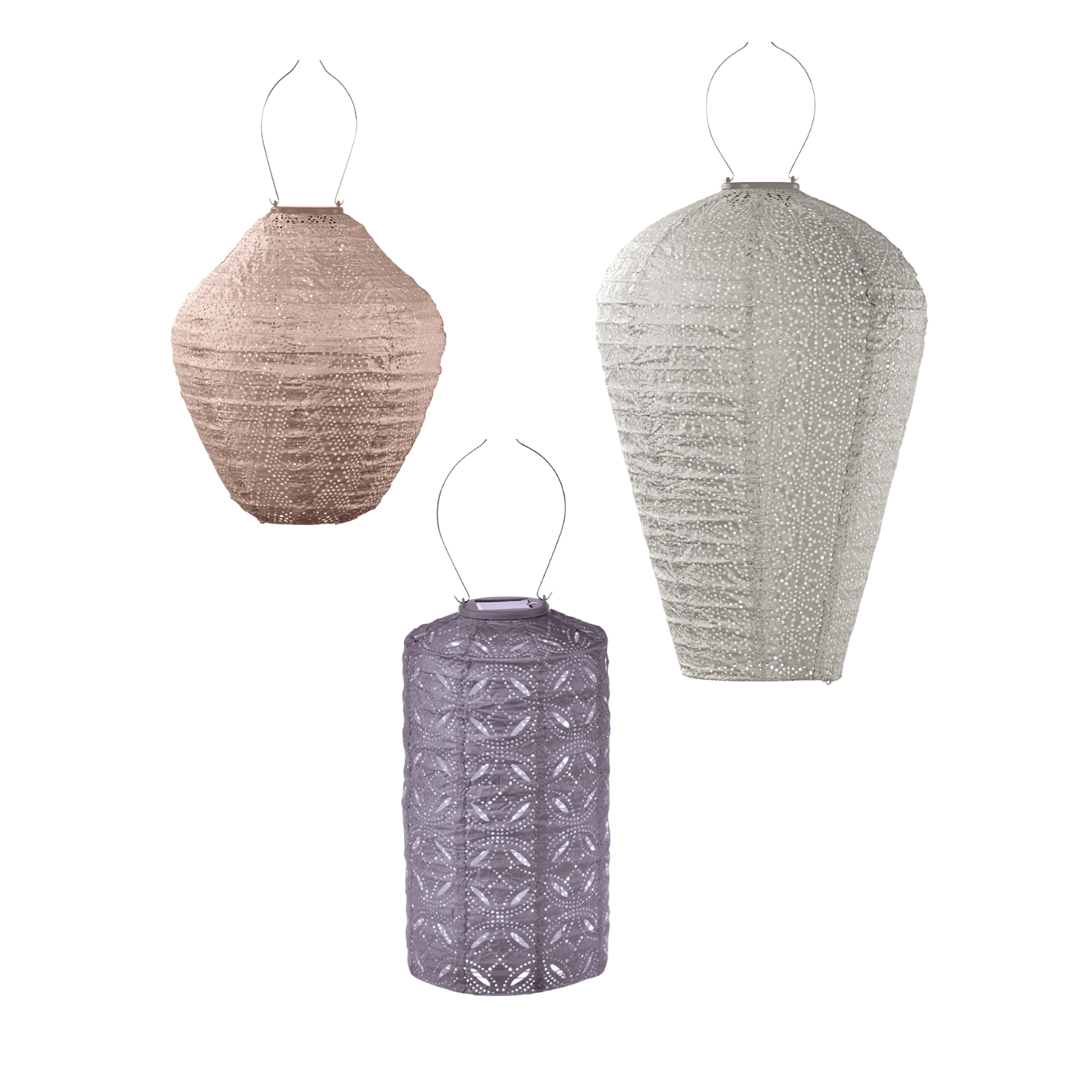 Lumiz solar lampion - boedapest set - 3 stuks