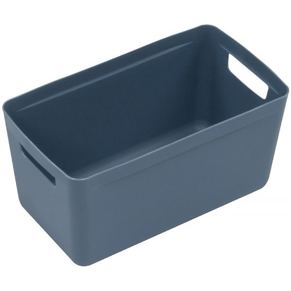 Bac de Rangement moderne avec poignées 5 litres - Bleu
