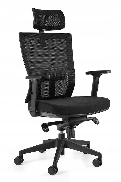 Fotel biurowy LINK czarny