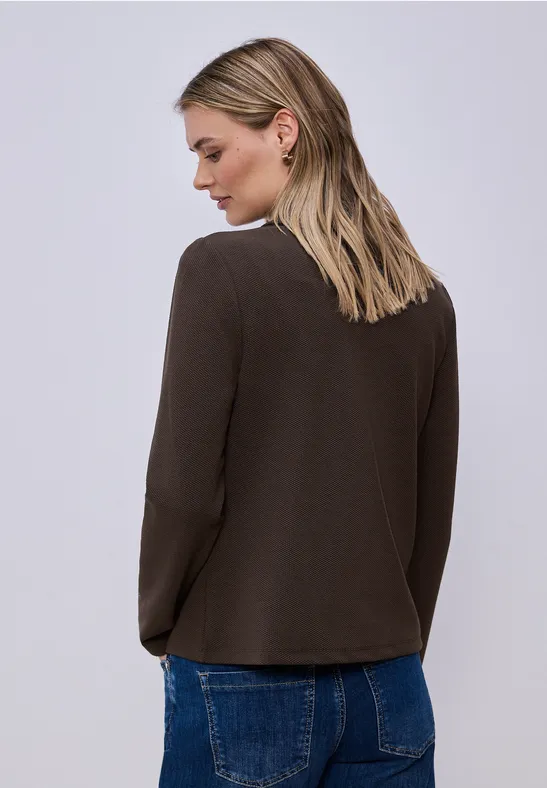 Basic Blazer mit Reverskragen